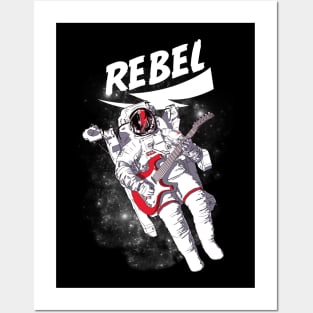 space rebel astronaut Posters and Art